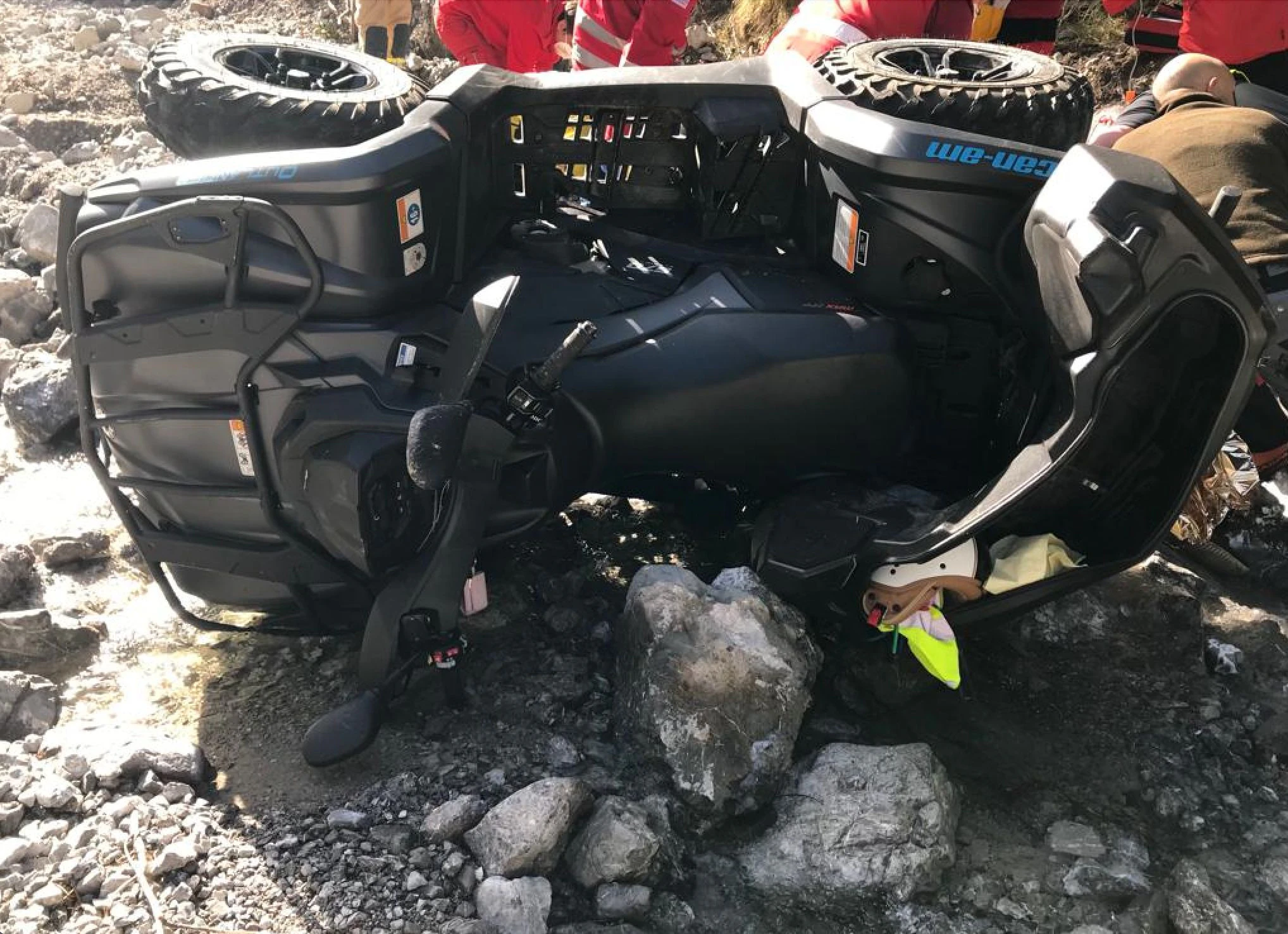 Absturz eines Quad mit drei betroffenen Personen in Elmen -Fotocredit: ZOOM.TIROL 