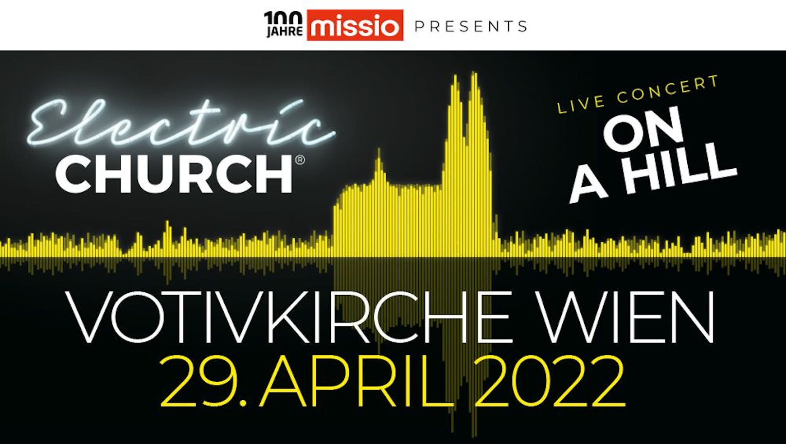 Das neue Konzert der Electric Church ON A HILL gibt es am 29. April in der Votivkirche Wien zu bestaunen.