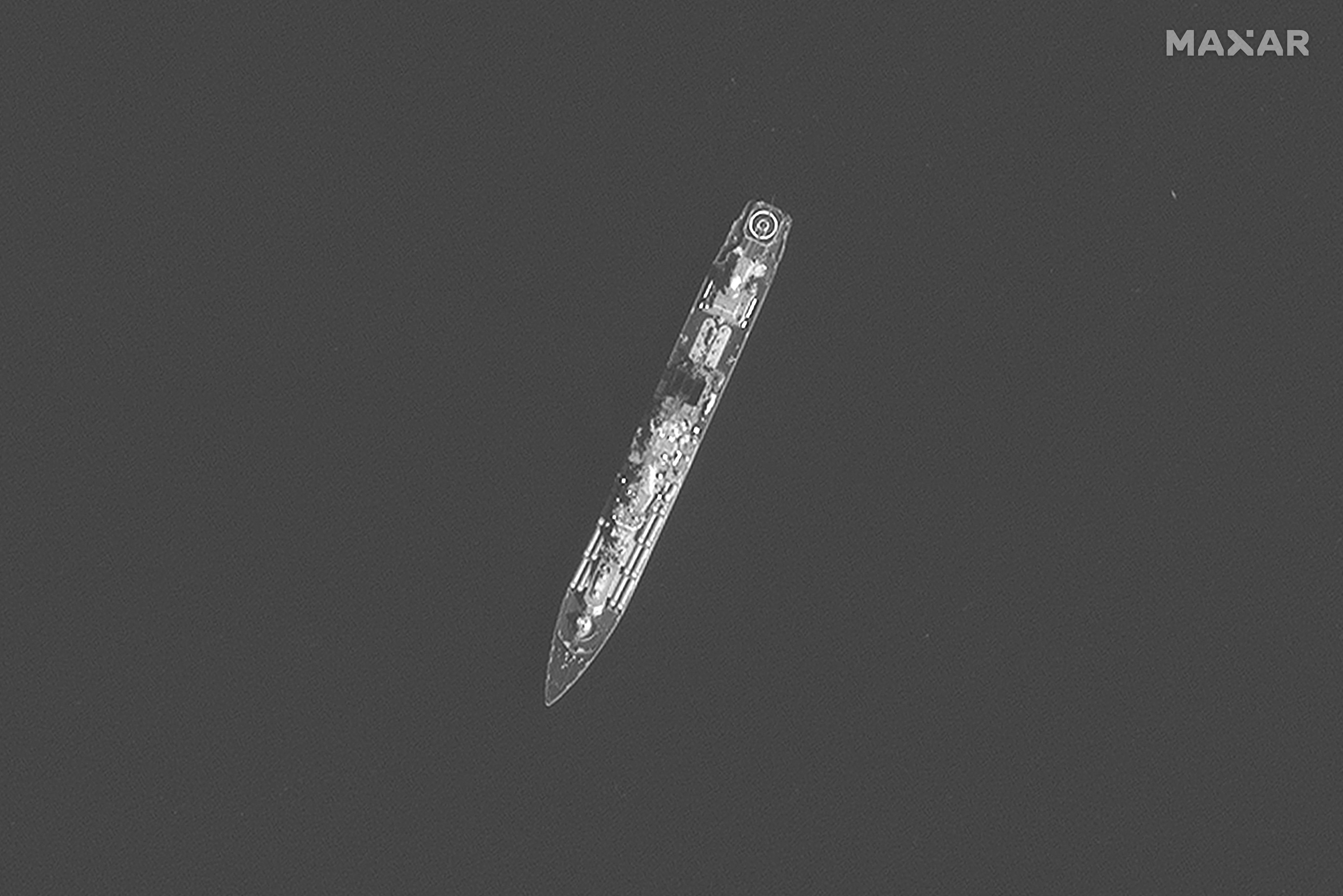 Die Moskwa ist von einer ukrainischen Rakete getroffen worden.