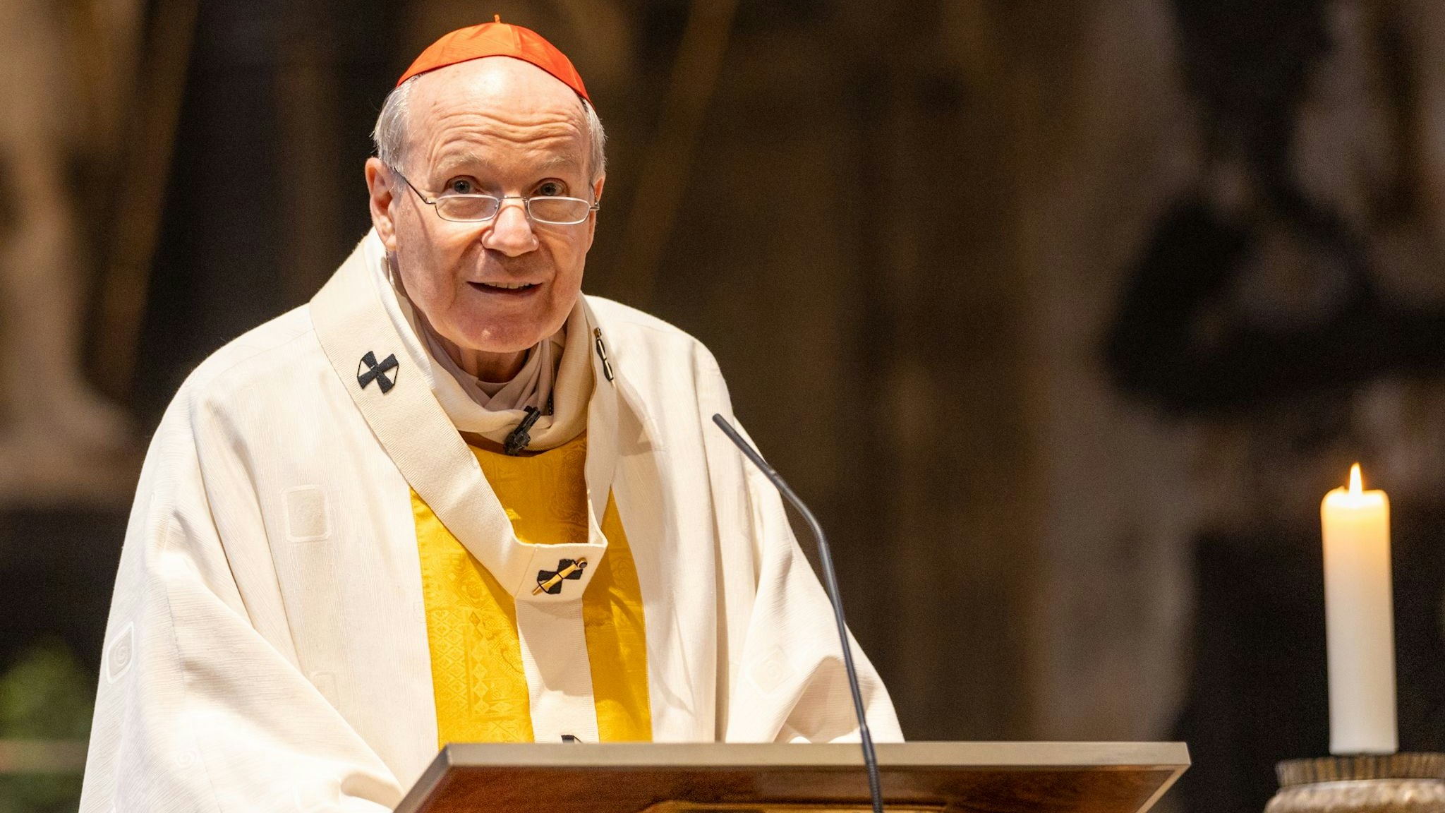 Kardinal Schönborn am Gründonnerstag im Stephansdom