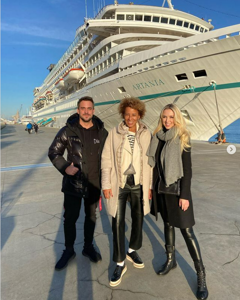 Arabella Kiesbauer sticht mit dem "Traumschiff" in See