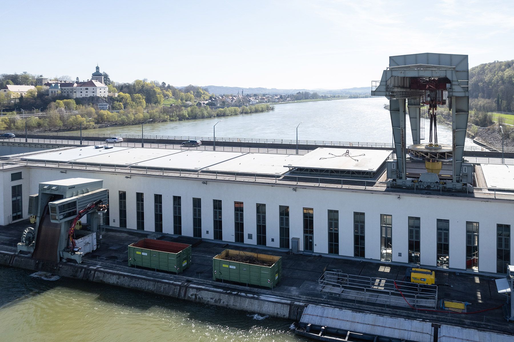 Bilder vom Kraftwerk in Persenbeug.