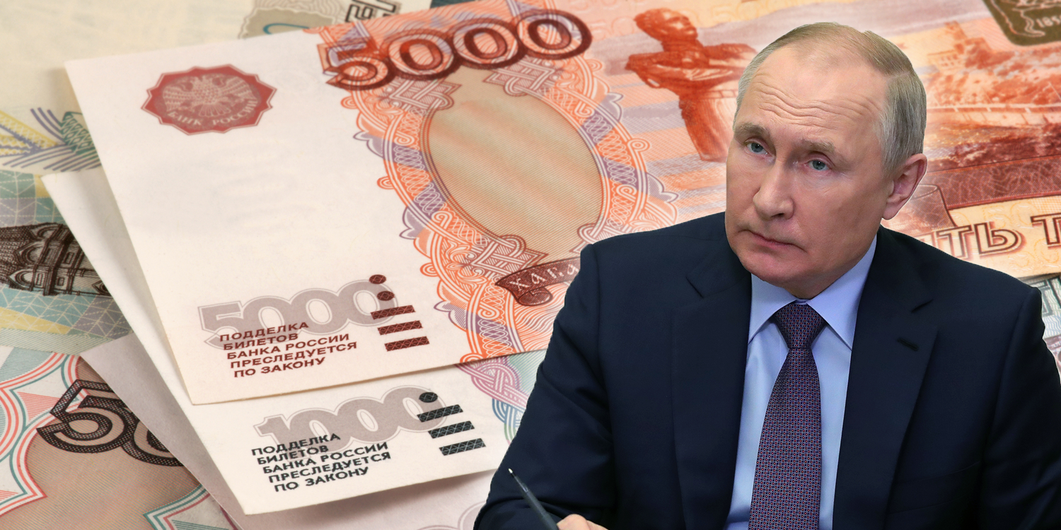Putin soll vergangenes Jahr nur zehn Millionen Rubel verdient haben.
