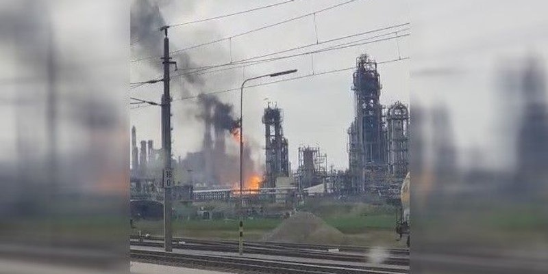 Brand OMV Schwechat