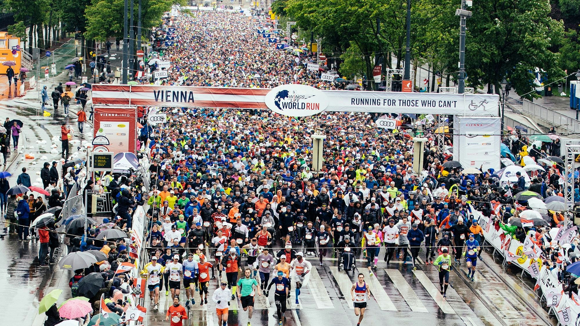 Los geht's: Der Wings for Life World Run in Wien 