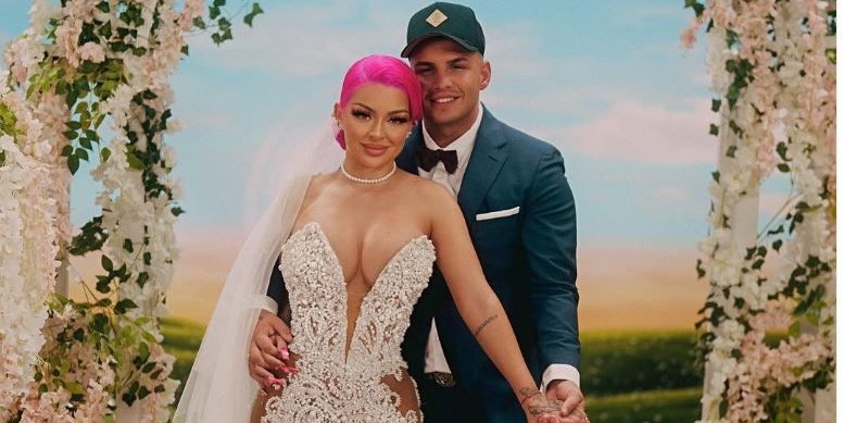 Pietro Lombardi und Katja Krasavice teilten dieses Insta-Foto und schrieben dazu: "Dieses Gefühl ist für uns beide neu".