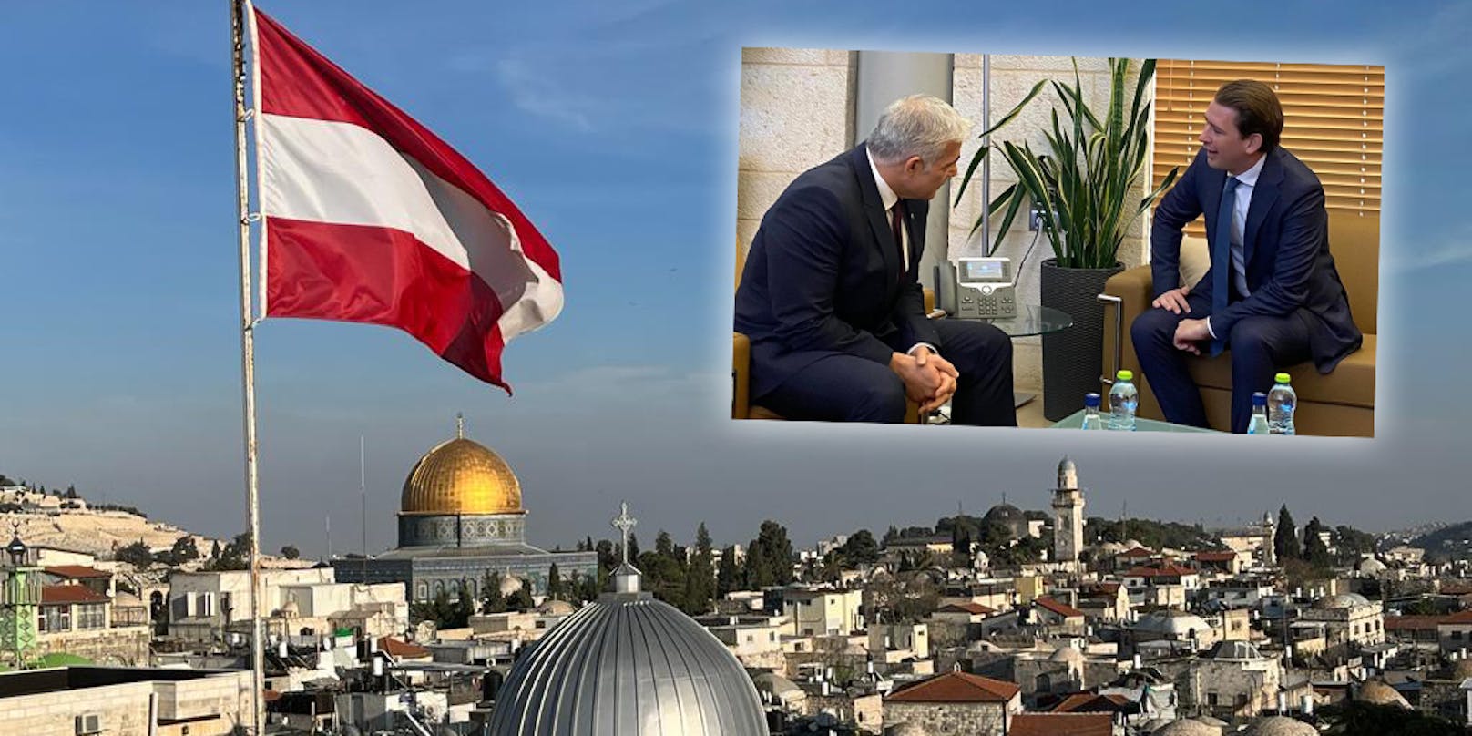 Ex-Kanzler Sebastian Kurz meldet sich zurück – aus Israel.
