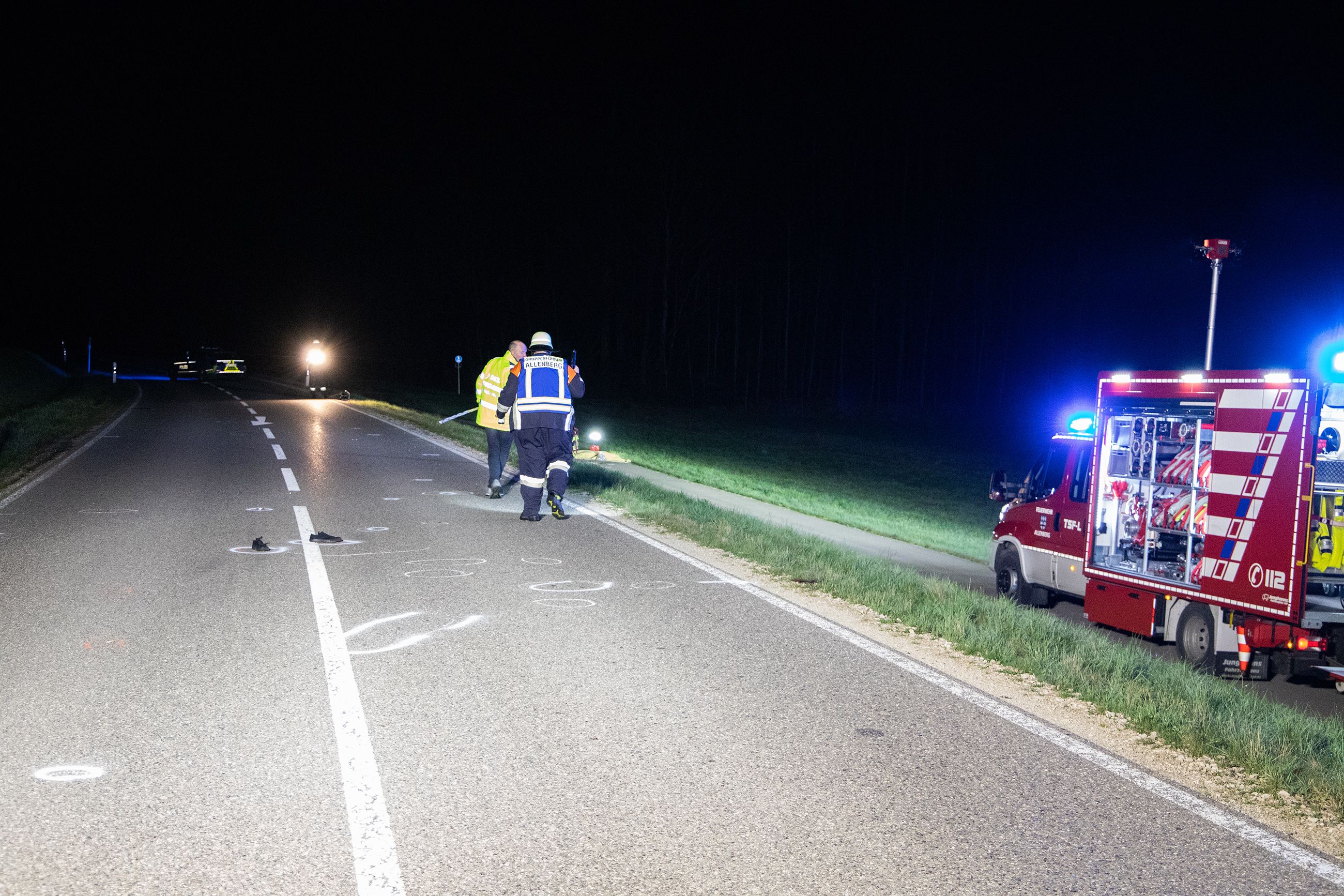 Die Ermittlungen der Polizei laufen.