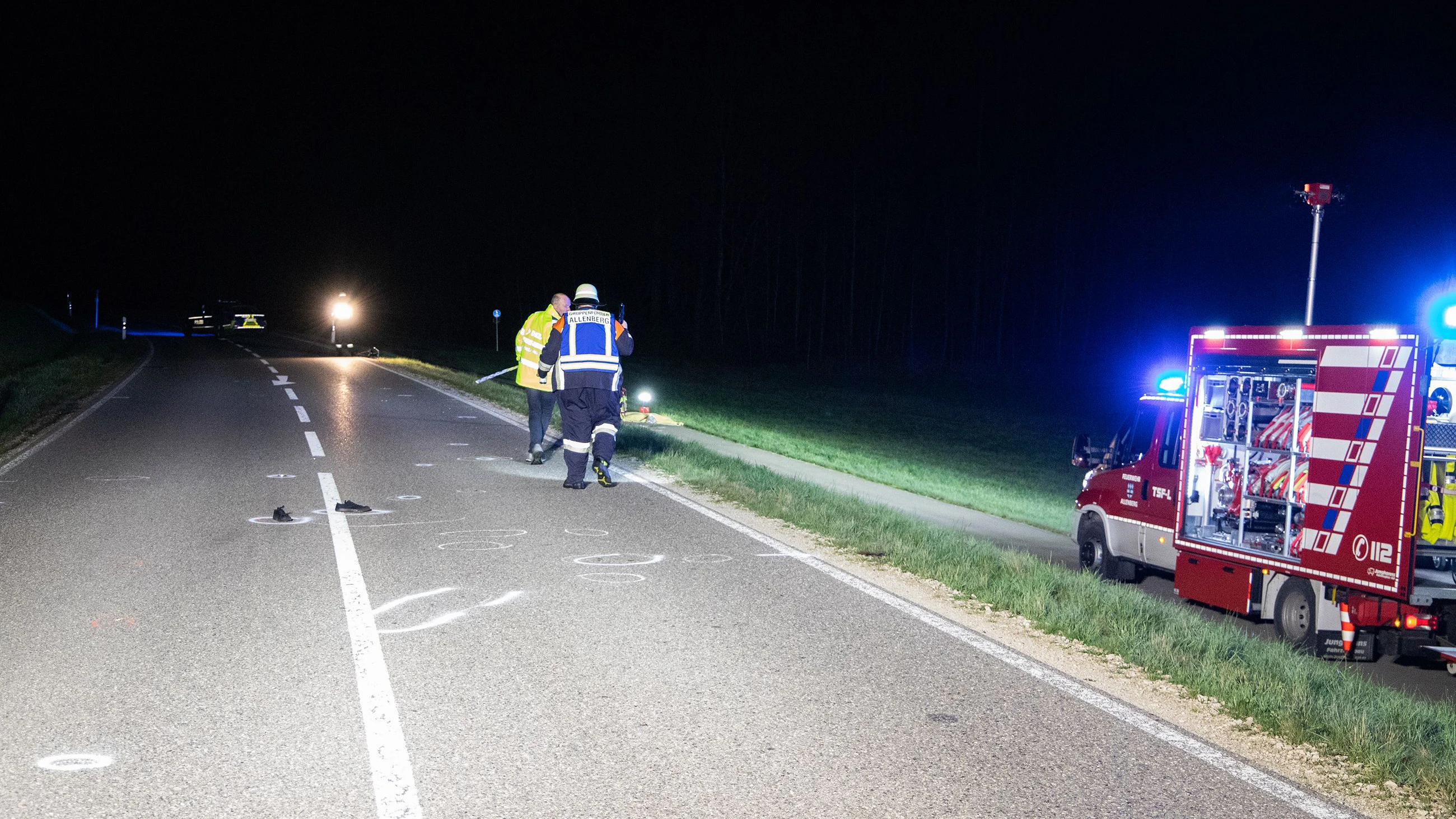 Die Ermittlungen der Polizei laufen.