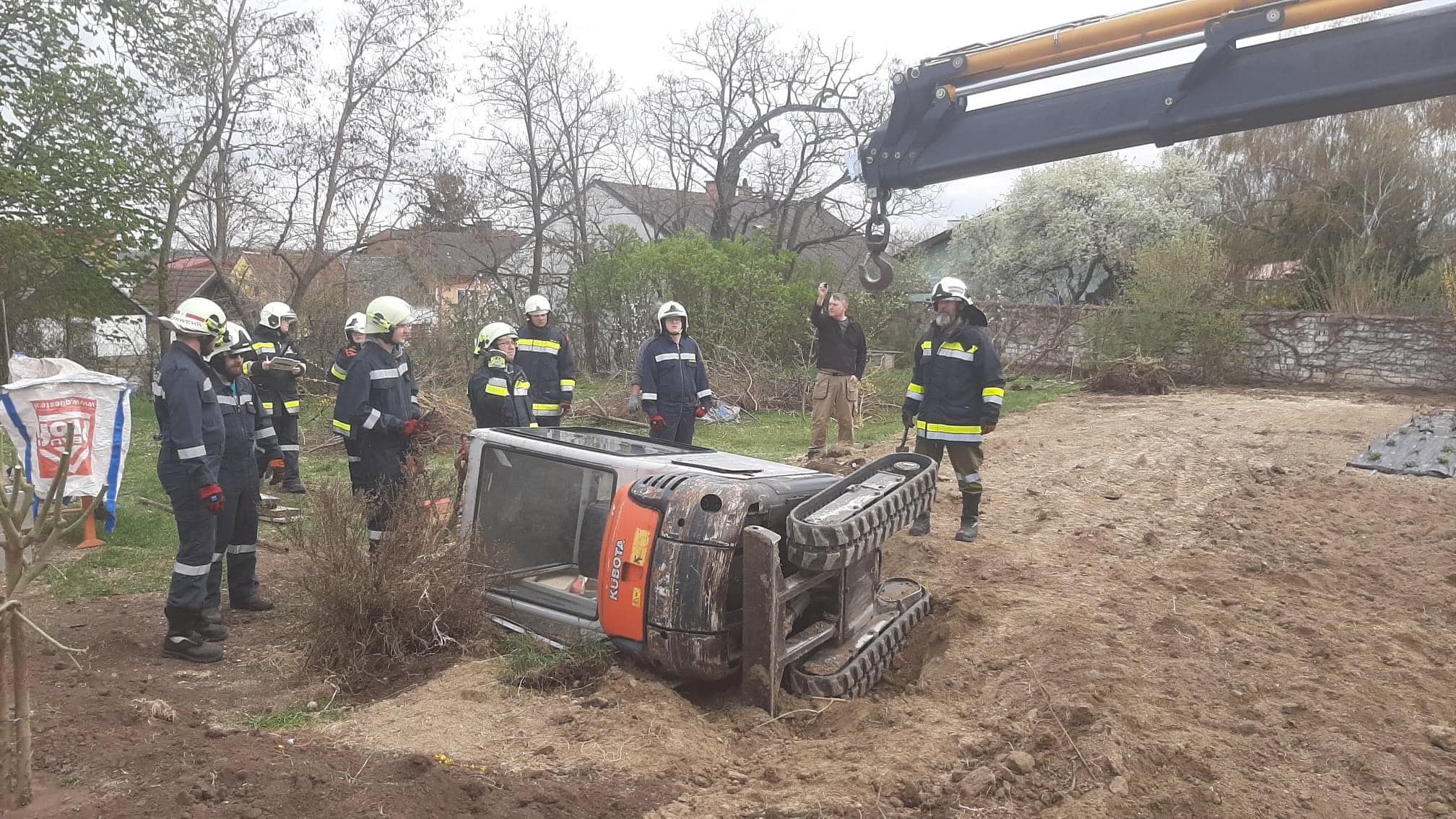 Der Mann erlitt schwere Verletzungen am Fuß.