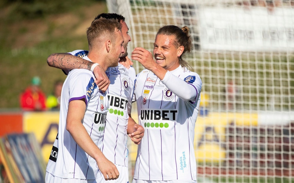 Jubel bei Austria Klagenfurt