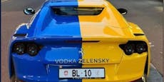 Vodka Zelensky – Ukraine-Ferrari gibt jetzt Rätsel auf