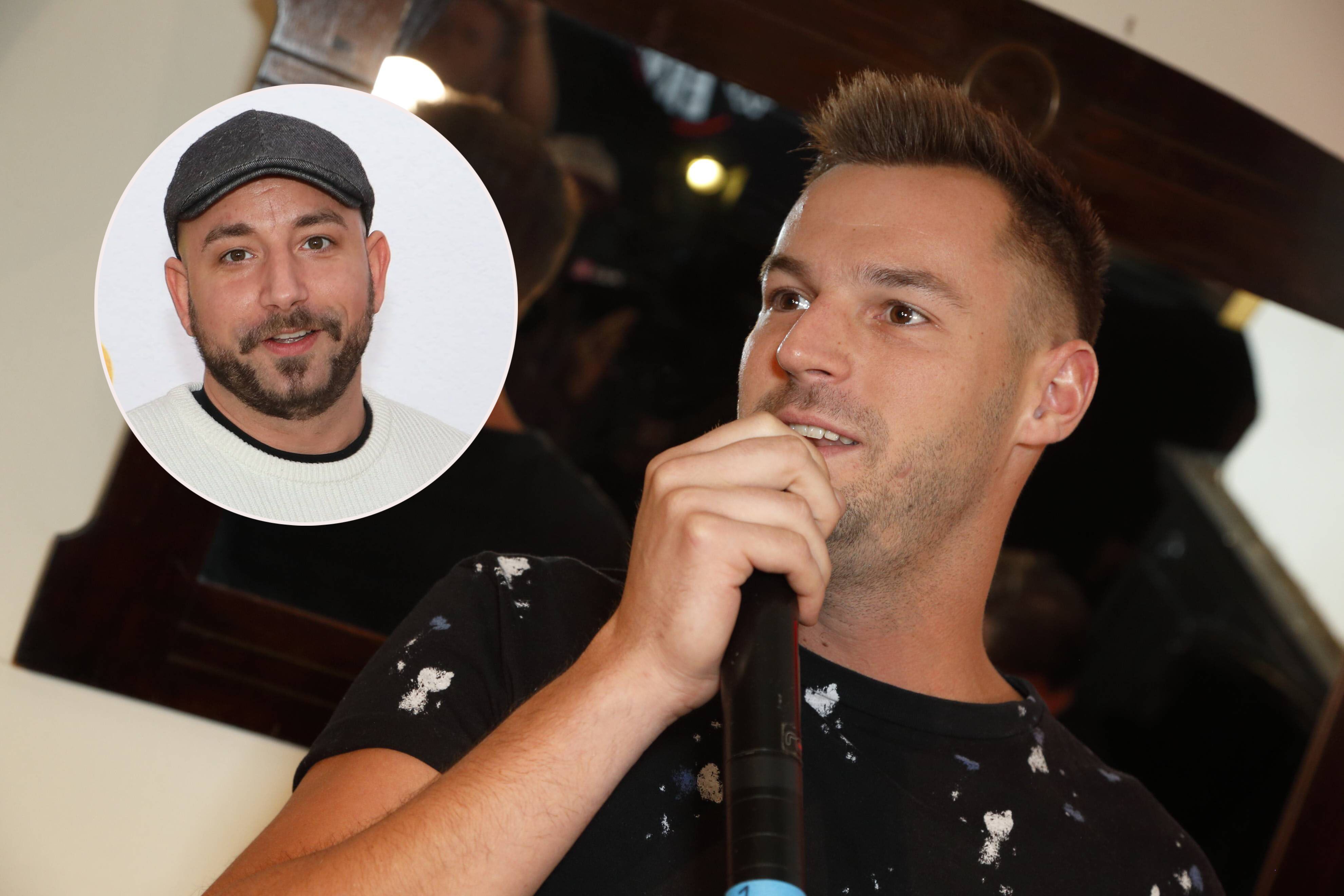 Christopher Seiler bittet Paul Pizzera um einen Gefallen.