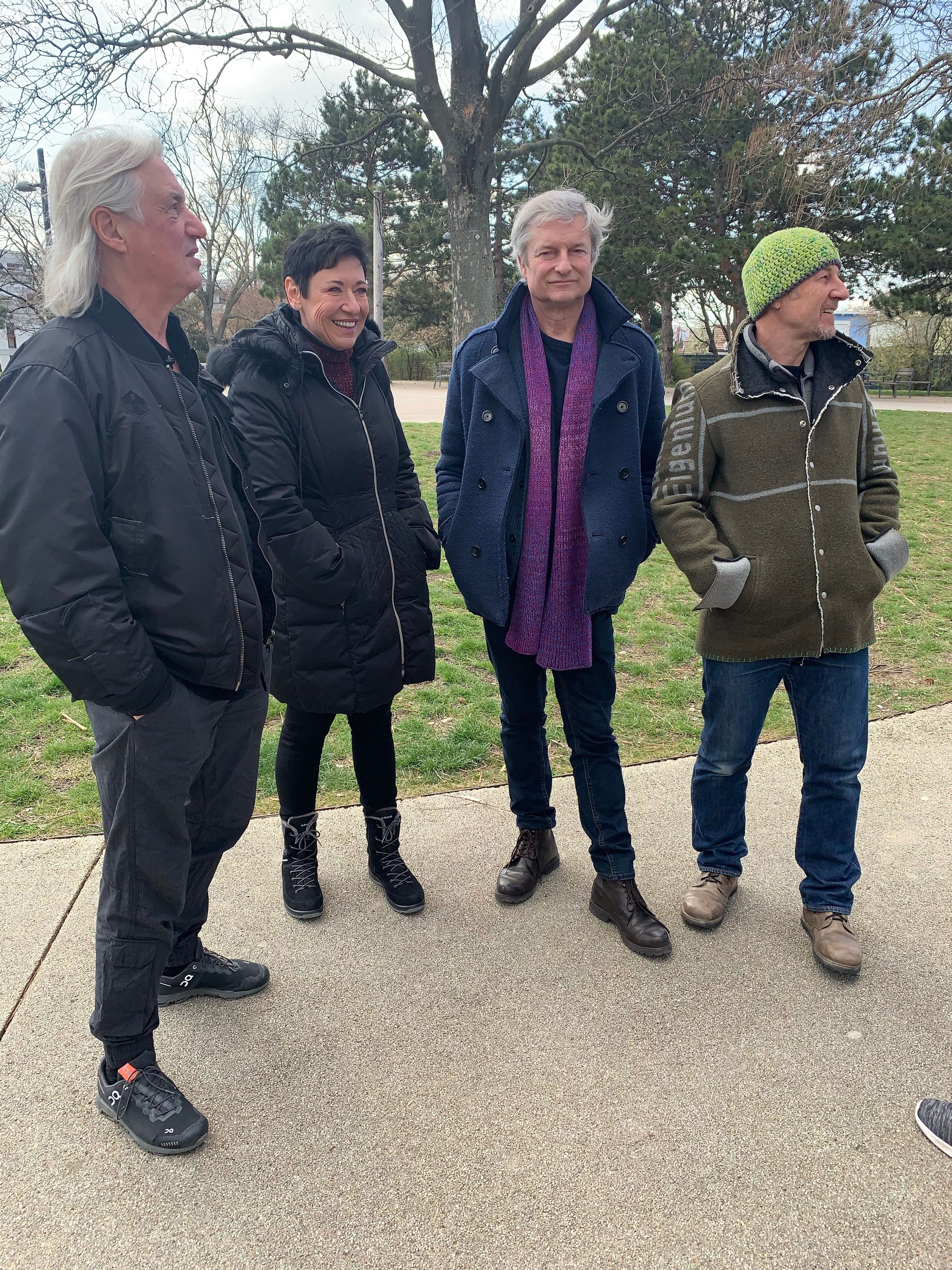 v.li.: Harald Sicheritz, Andrea Händler, Alfred Dorfer und Roland Düringer