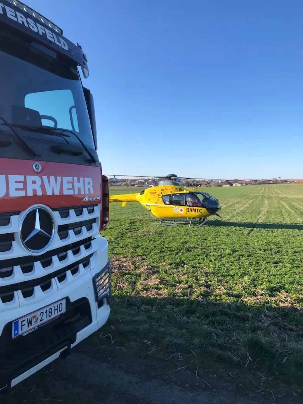 Der Mann verstarb noch am Unfallort.