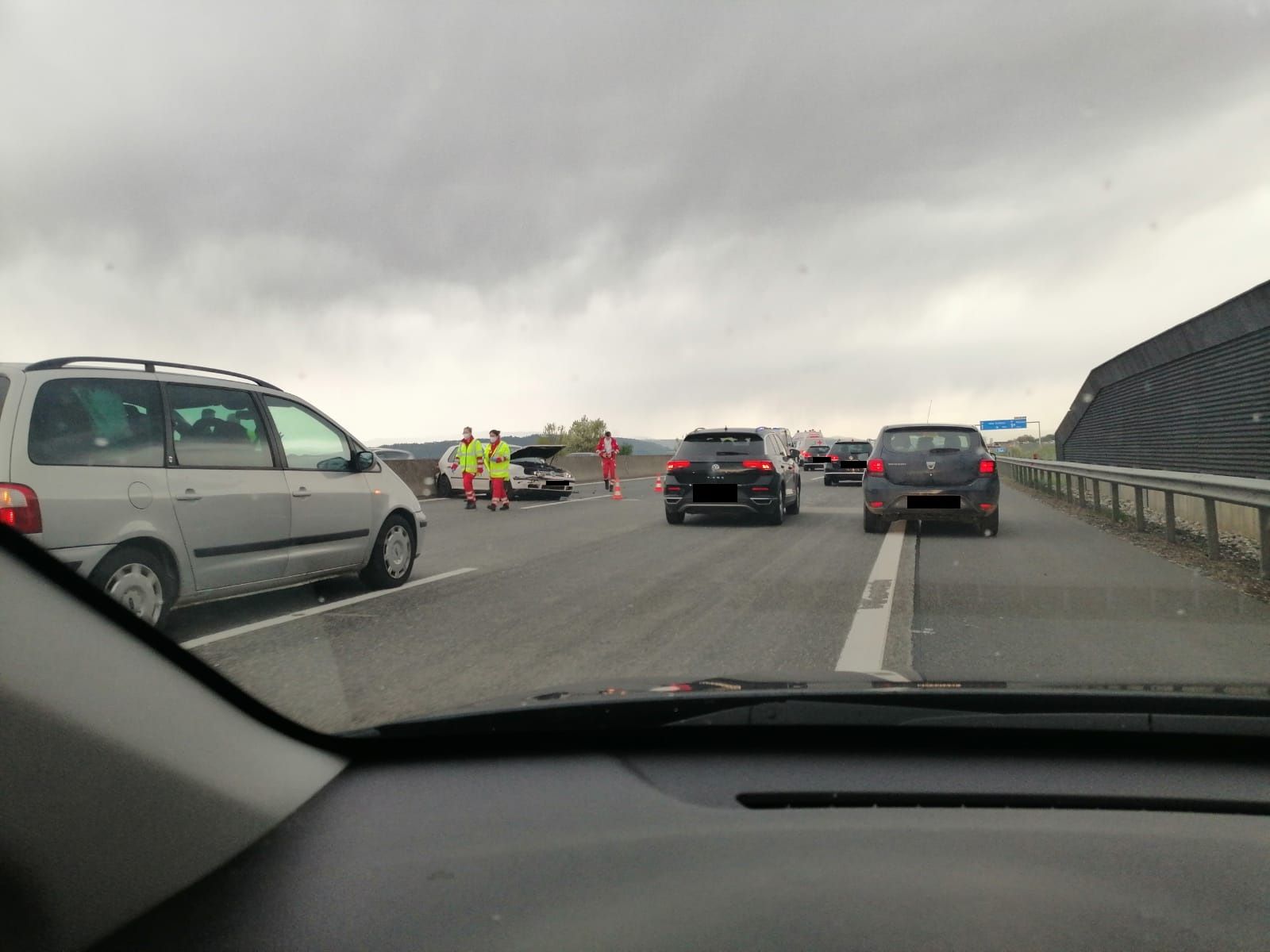 Am Montagnachmittag krachte es auf der A1 zwischen Ybbs und Pöchlarn.