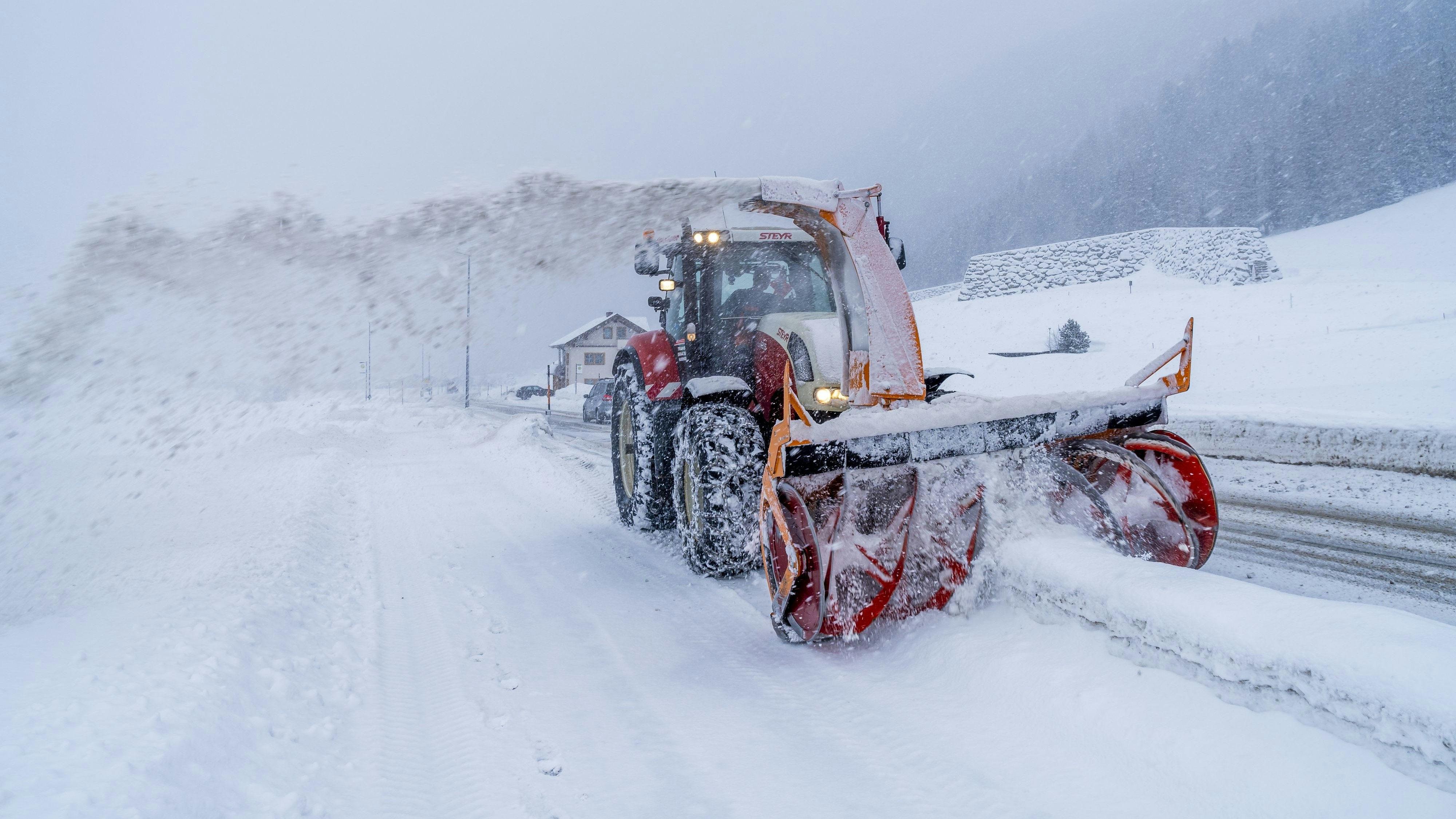 Der Schnee kehrt nach Österreich zurück.