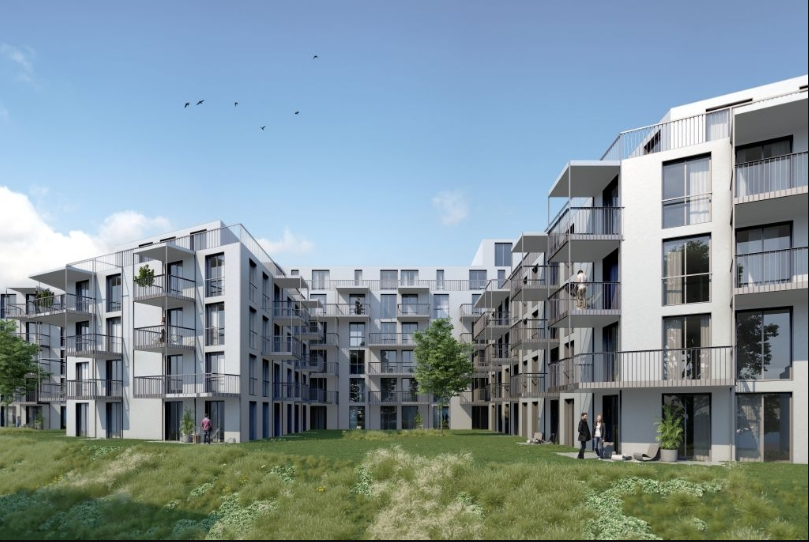 Rund 100 Gemeindewohnungen sollen auf einem Parkplatz in der Floridsdorfer Ichagasse entstehen.