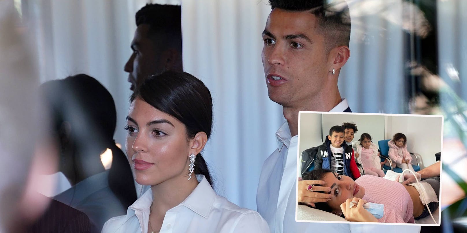 Georgina Rodriguez und Cristiano Ronaldo trauern um ihr Baby. Einer der Zwillinge starb bei der Geburt.
