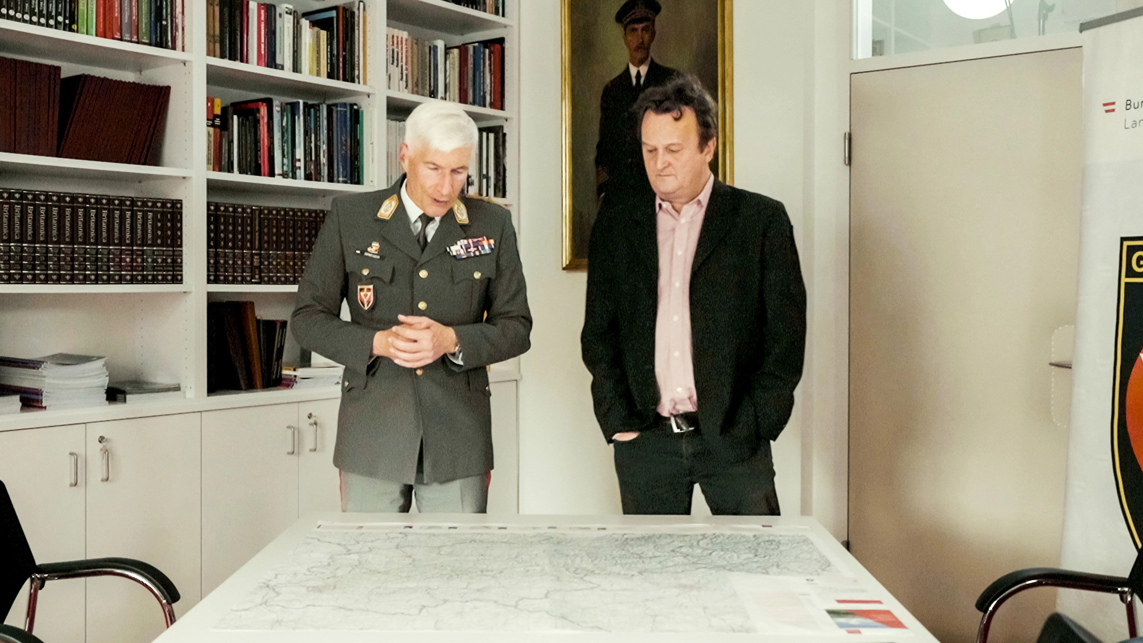 Settele (r.) mit Generalstabschef Brieger