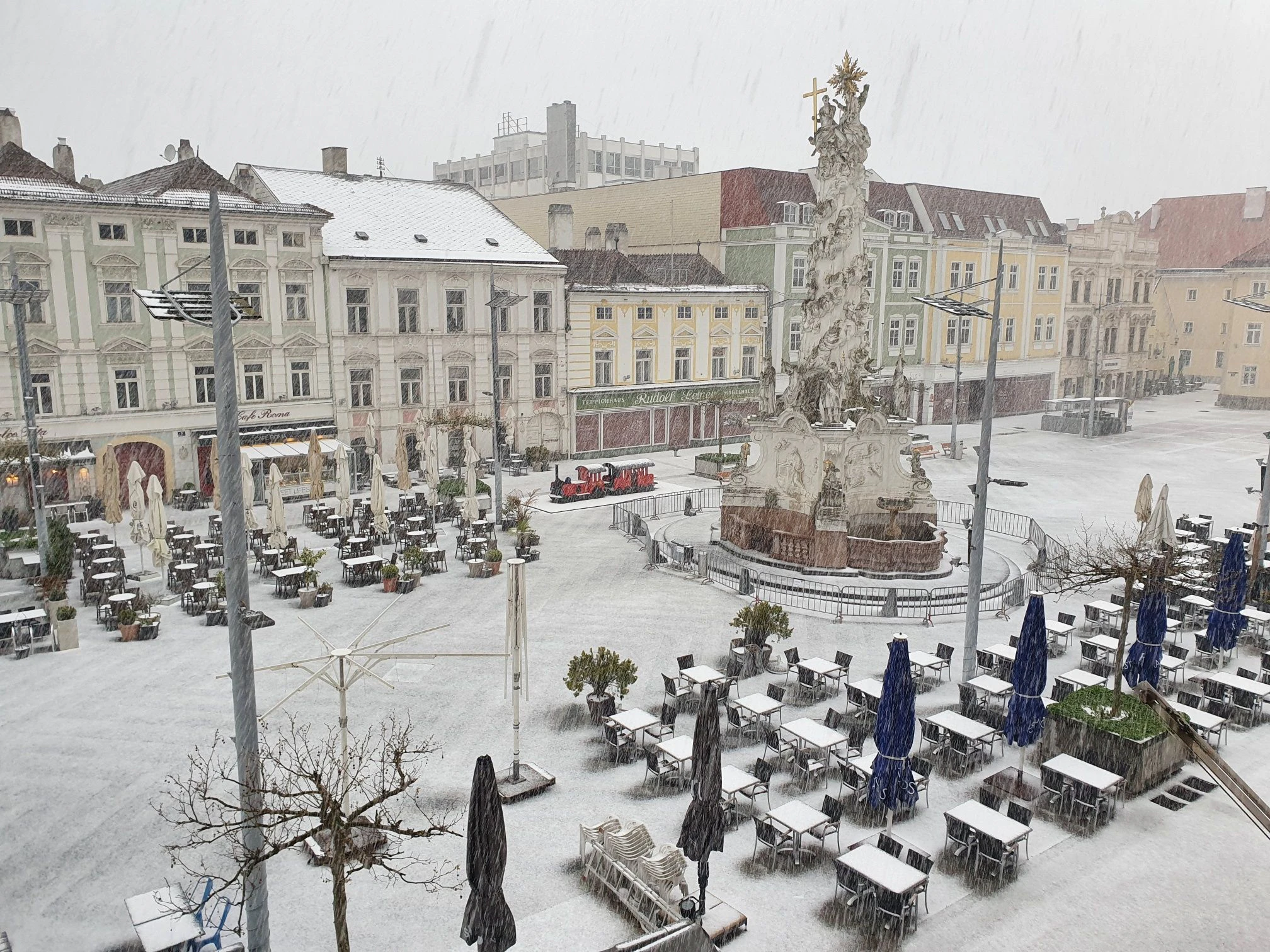 St. Pölten ganz in weiß
