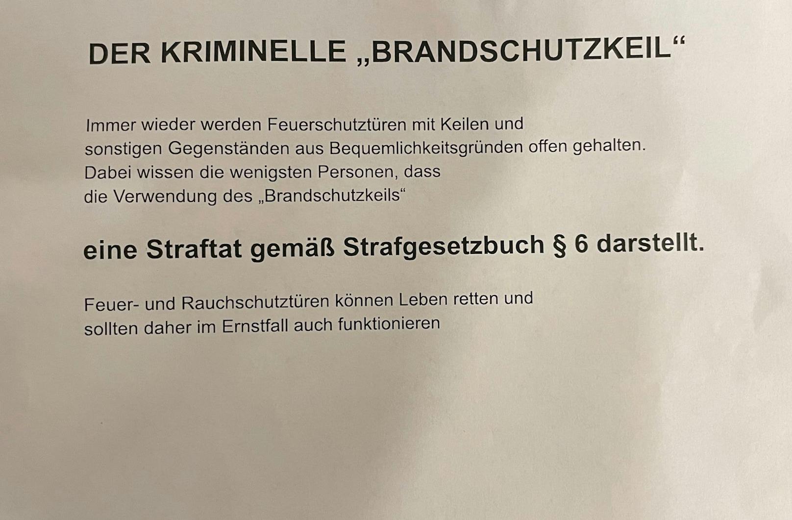 Außerdem hat der Unbekannte über die rechtliche Lage aufgeklärt.