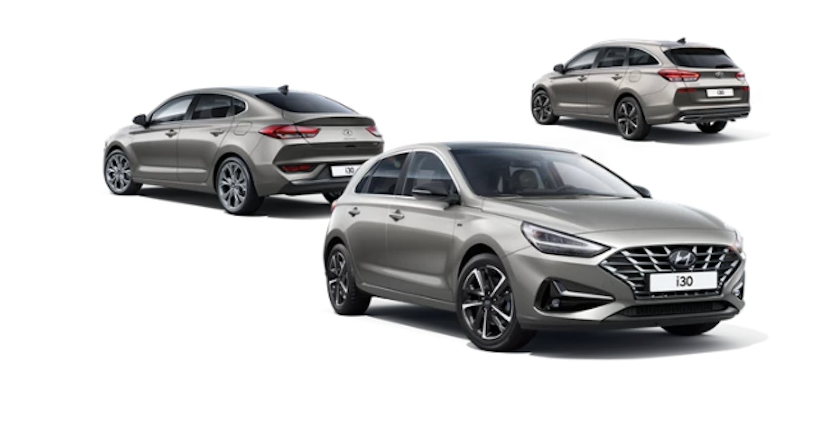 Die&nbsp;Hyundai i30 Modelle: Smarte Technik trifft auf elegantes Design und jede Menge Annehmlichkeiten für die Fahrer*innen.