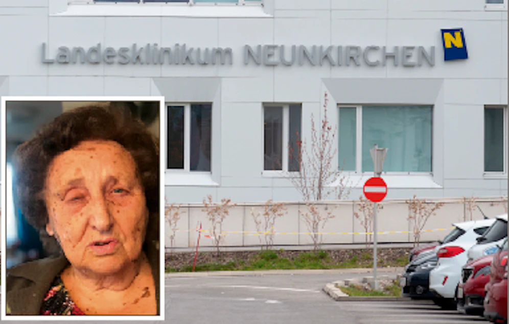 Keine Knie-OP für 84-jährige Wr. Neustädterin - Sohn und Enkerl mussten sie trösten.