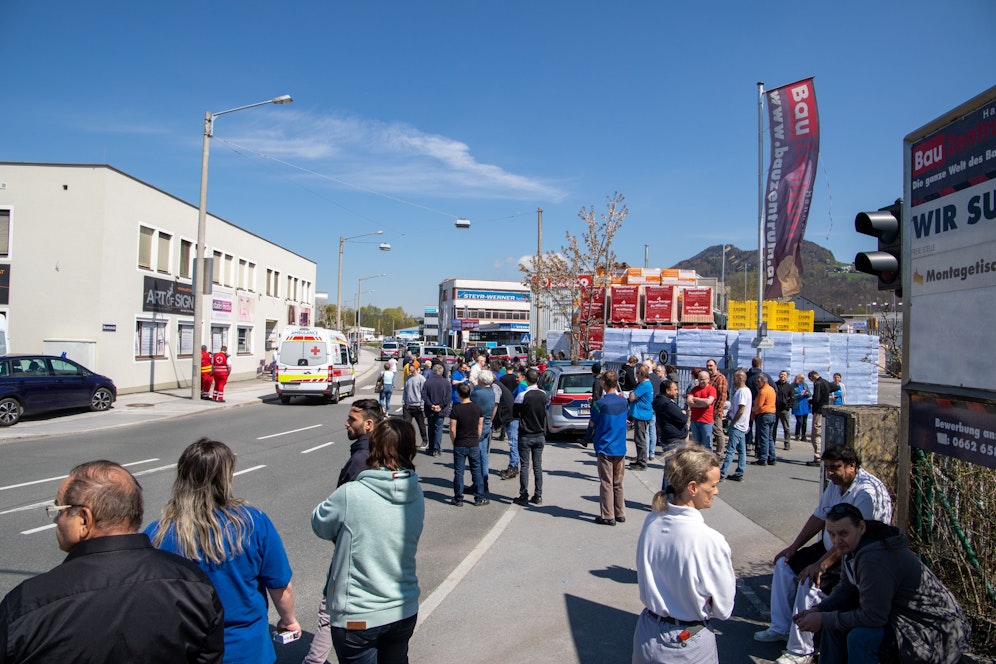 Das Gelände ist aktuell abgesperrt.&nbsp;