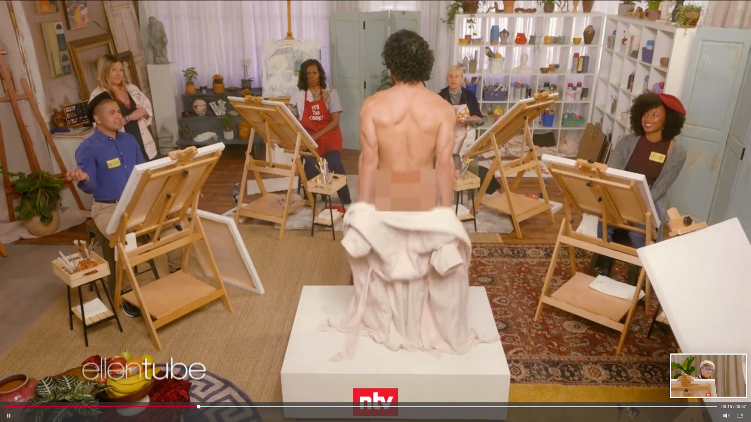 Aaron zeigte sich, wie Gott ihn schuf. Obama staunte.