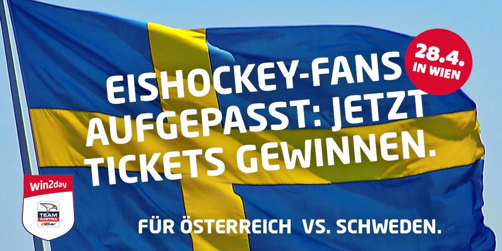 Gewinnspiel Ö-Schweden Eishockey