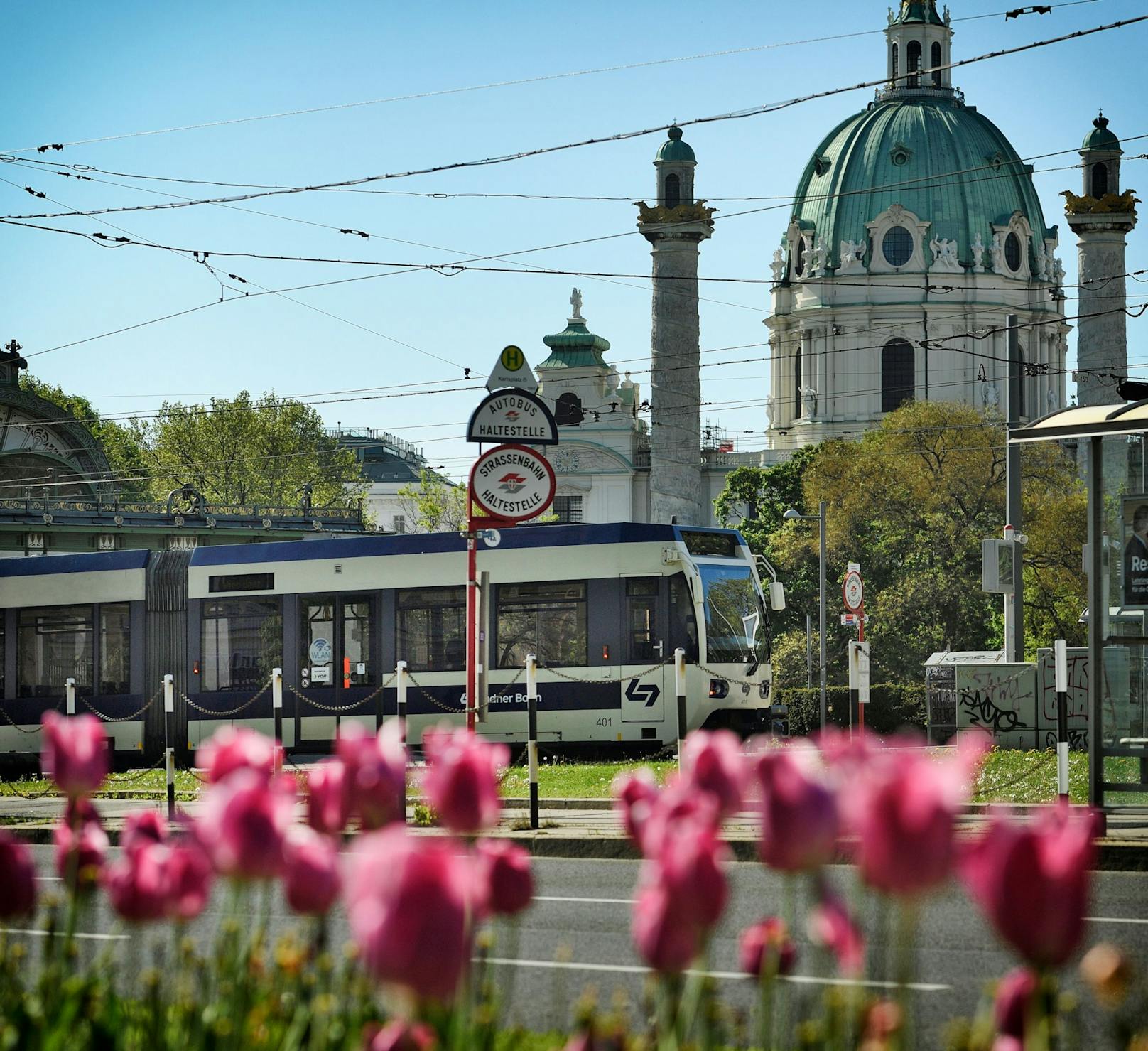 Die Badner Bahn verzeichnete im März ein starkes Plus bei den Fahrgästen.