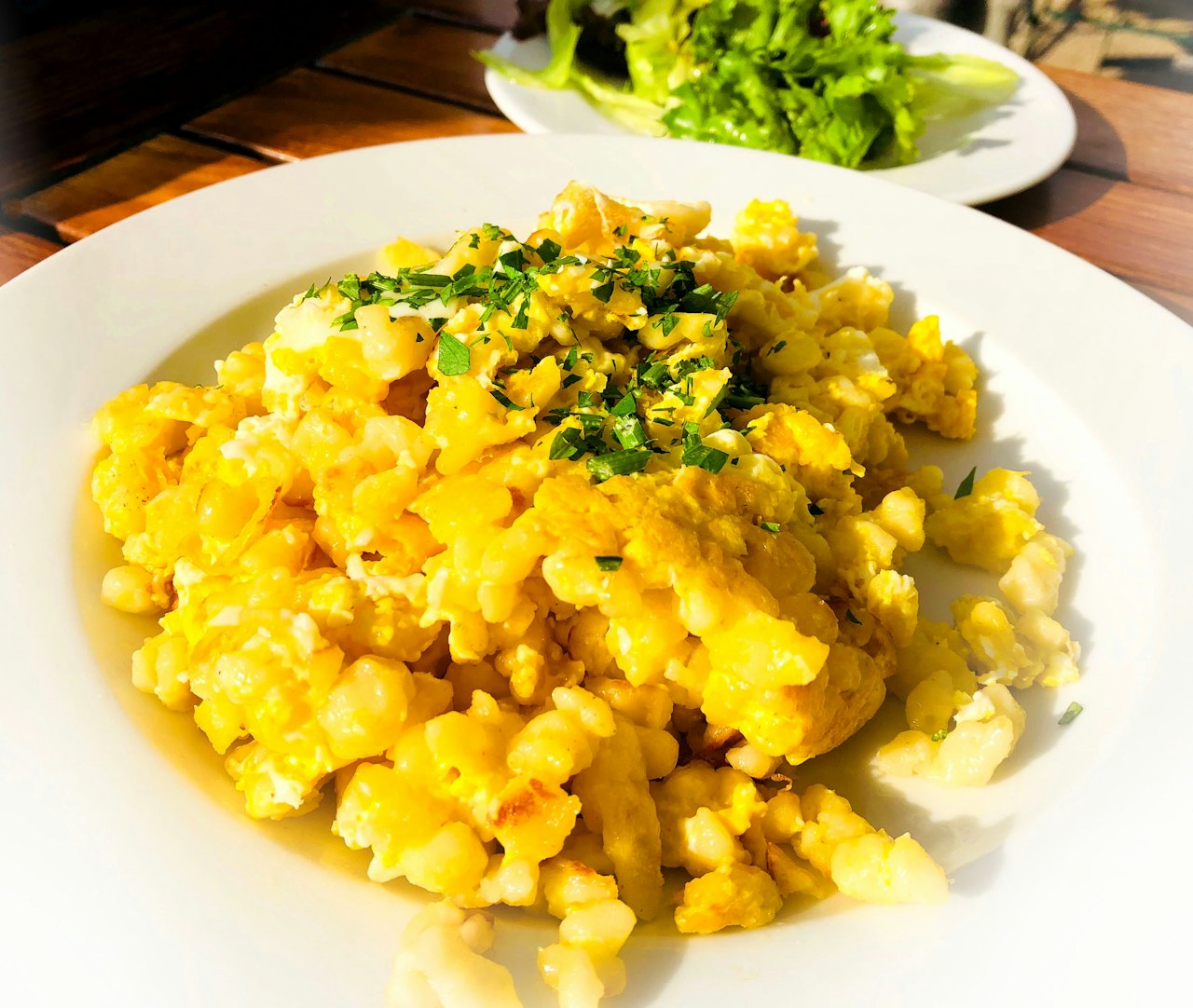 Heute.at - Lokal in Judengasse hat Eiernockerl um 8,80 € auf Karte