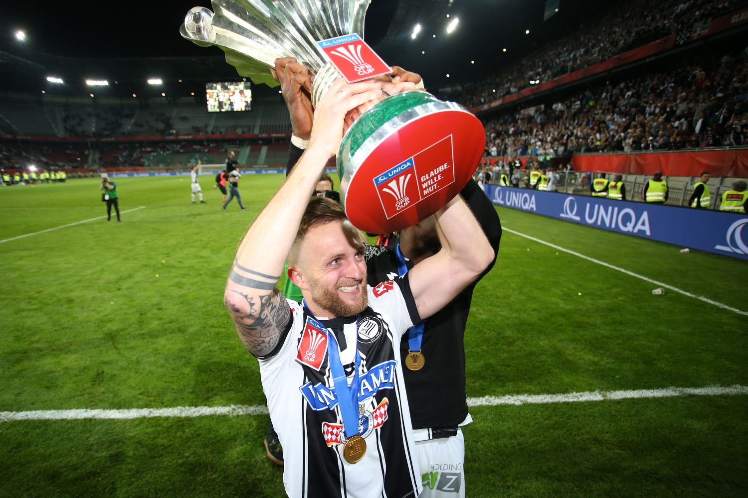 Jakob Jantscher 2018 beim Cupsieg mit Sturm Graz.