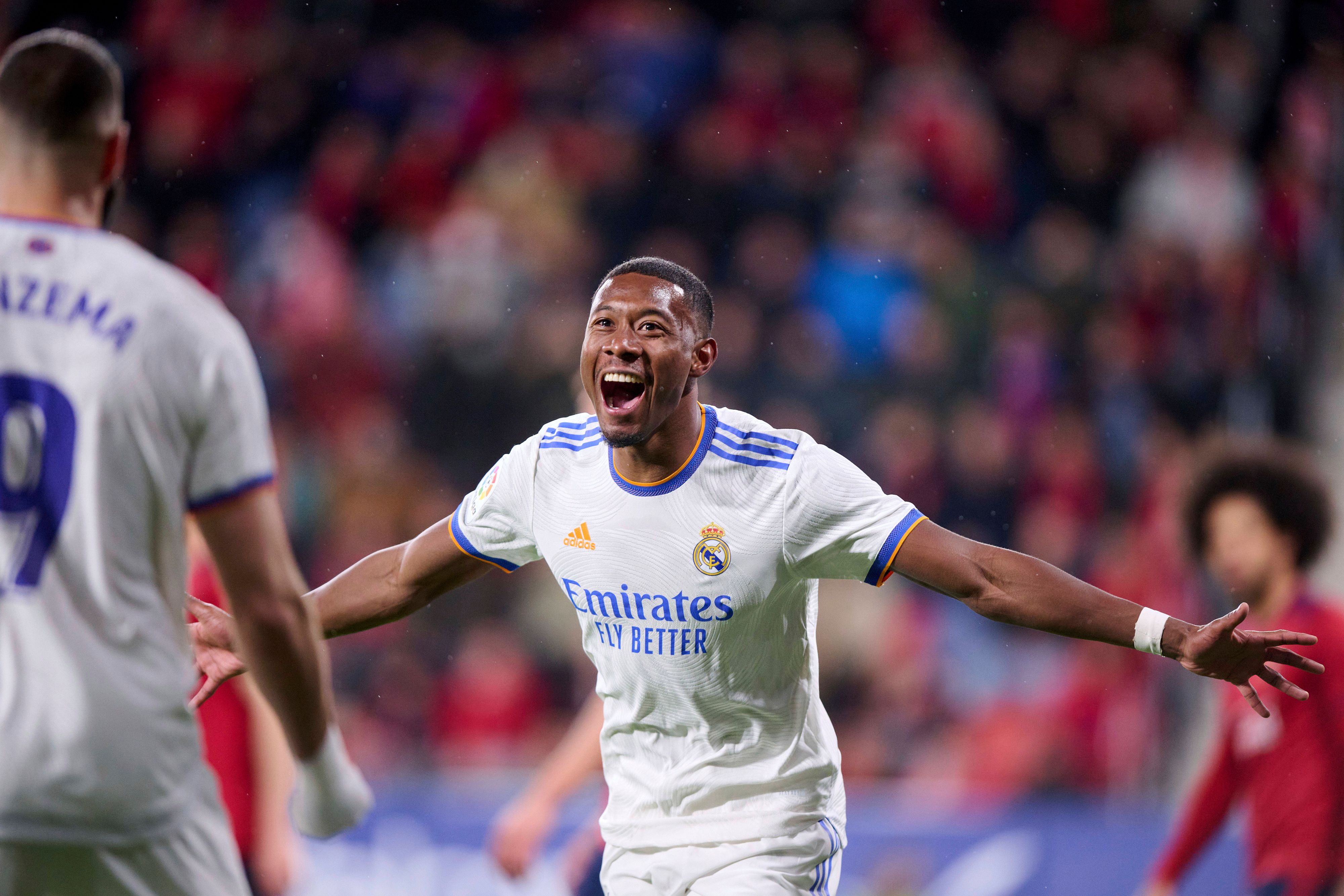 David Alaba jubelt, muss dann aber ausgewechselt werden