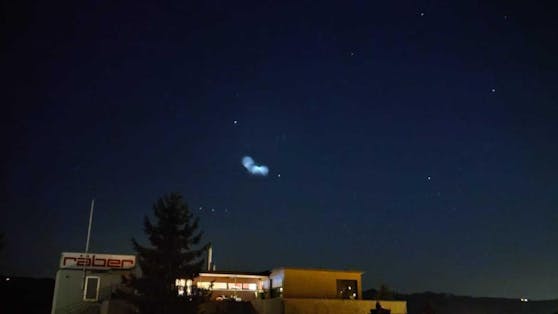 Das mysteriöse Objekt war nicht nur in der Schweiz, sondern auch über Österreich zu sehen