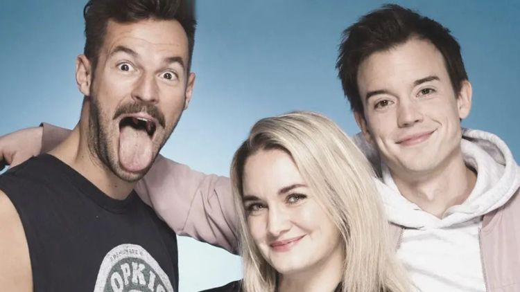 Paul Pizzera, Gabi Hiller, Philipp Hansa - die drei vom "Hawi D'Ehre"-Podcast.