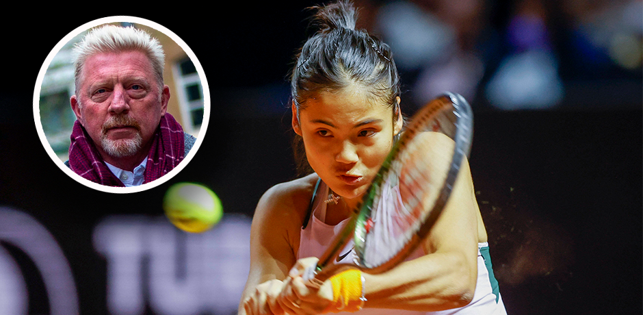 Tennis-Ikone Boris Gecker geht mit Emma Raducanu hart ins Gericht. 