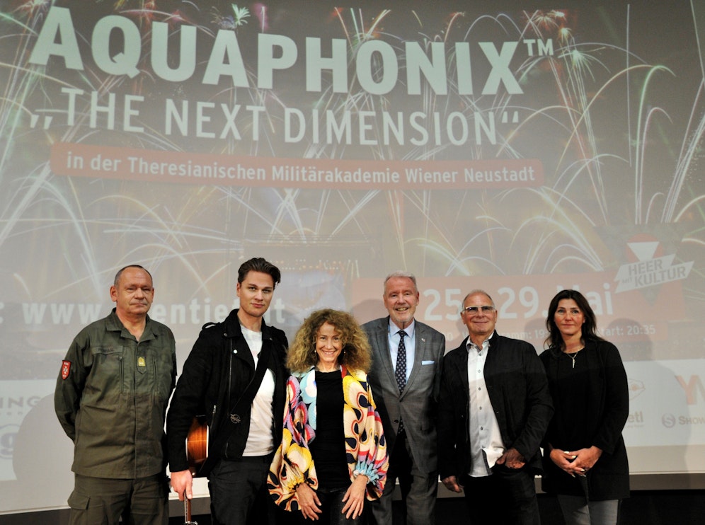 In Wiener Neustadt findet die Aquaphonix Show statt.