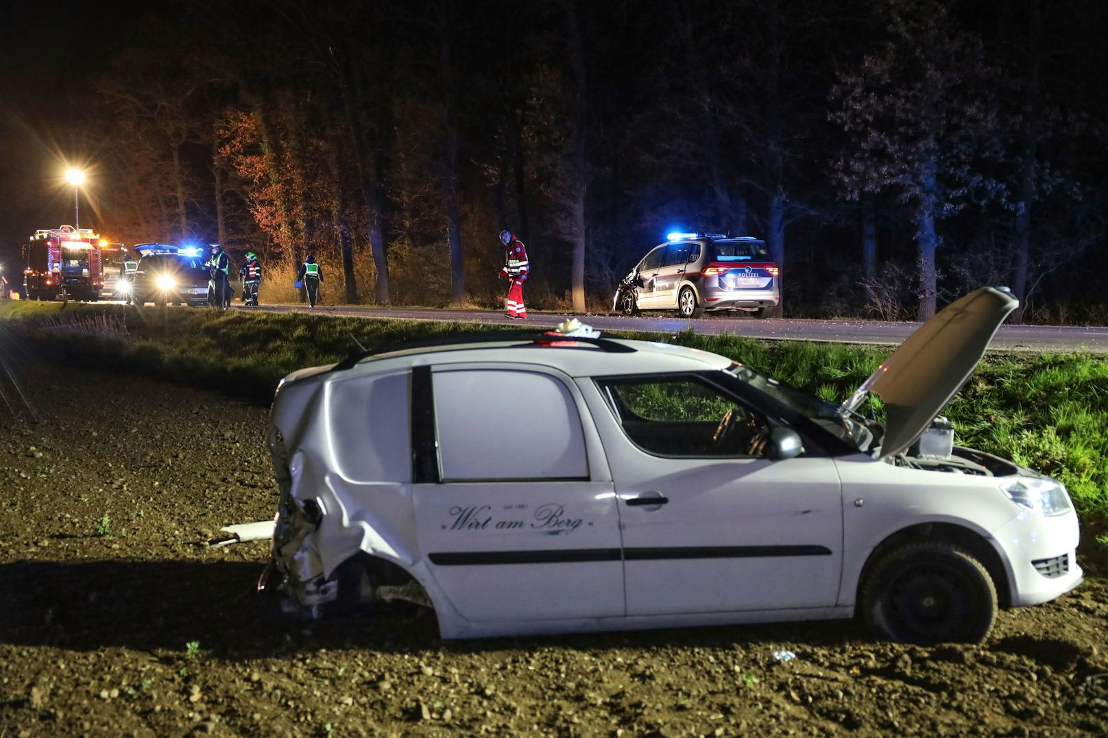 Kurz vor dem Straßenkilometer 219 verlor der 57-Jährige die Kontrolle über sein Fahrzeug...