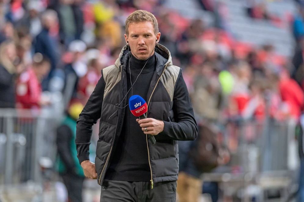 Bayern-coach Julian Nagelsmann musste sich entschuldigen. 