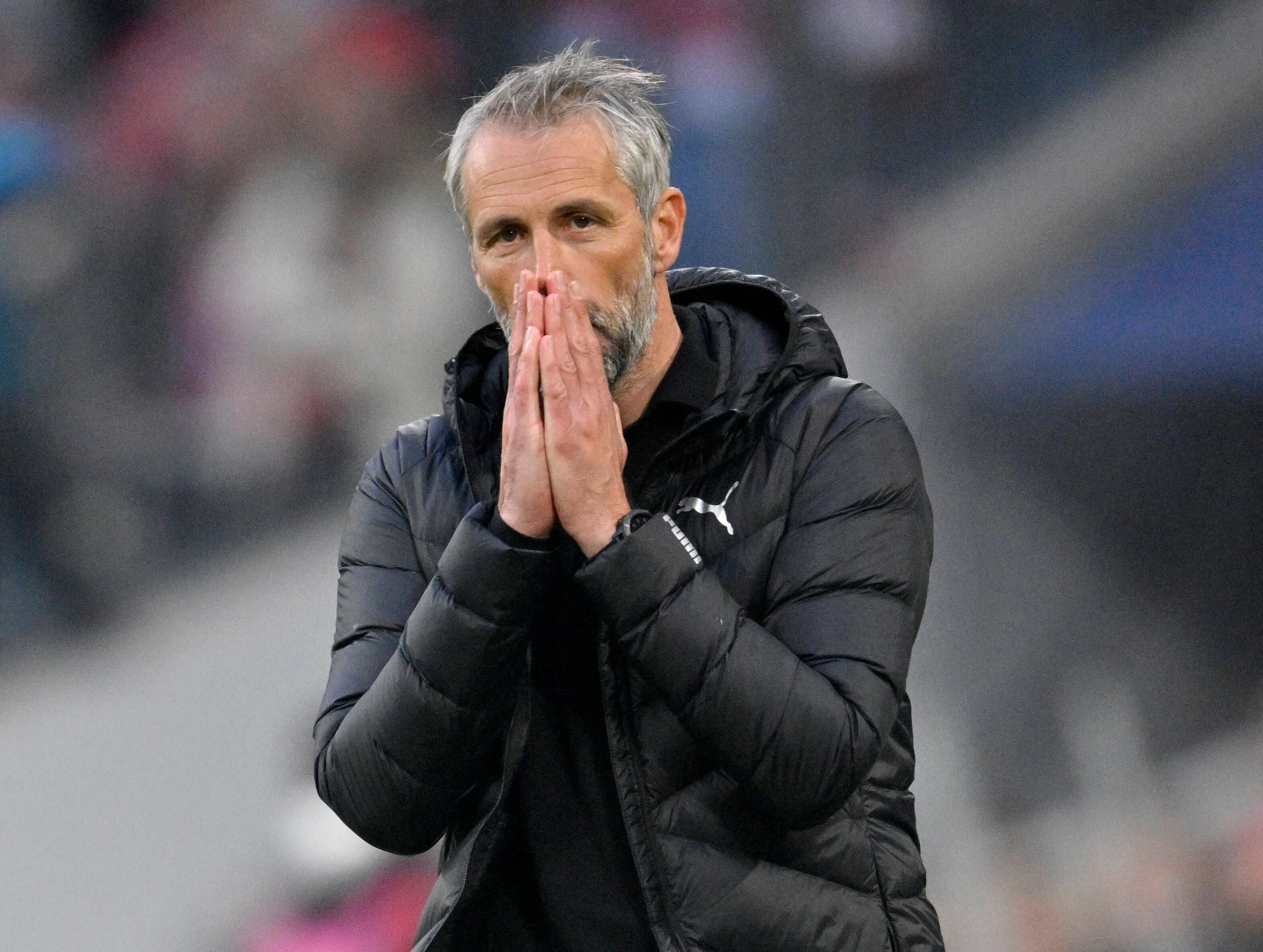 Dortmund-Coach Marco Rose war nach der Pleite sichtlich angefressen. 