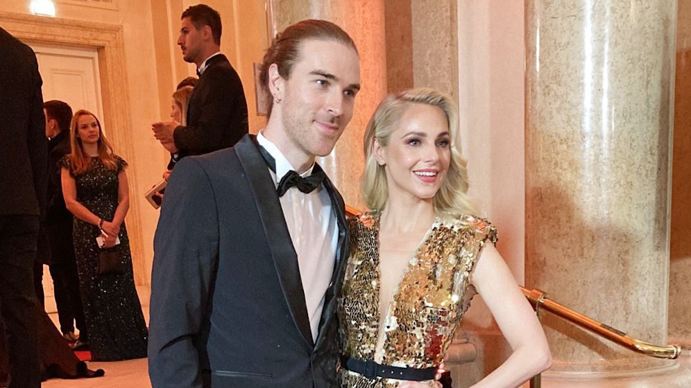 Zur Romy-Gala hatte Silvia Schneider ihren Jamie im Schlepptau.