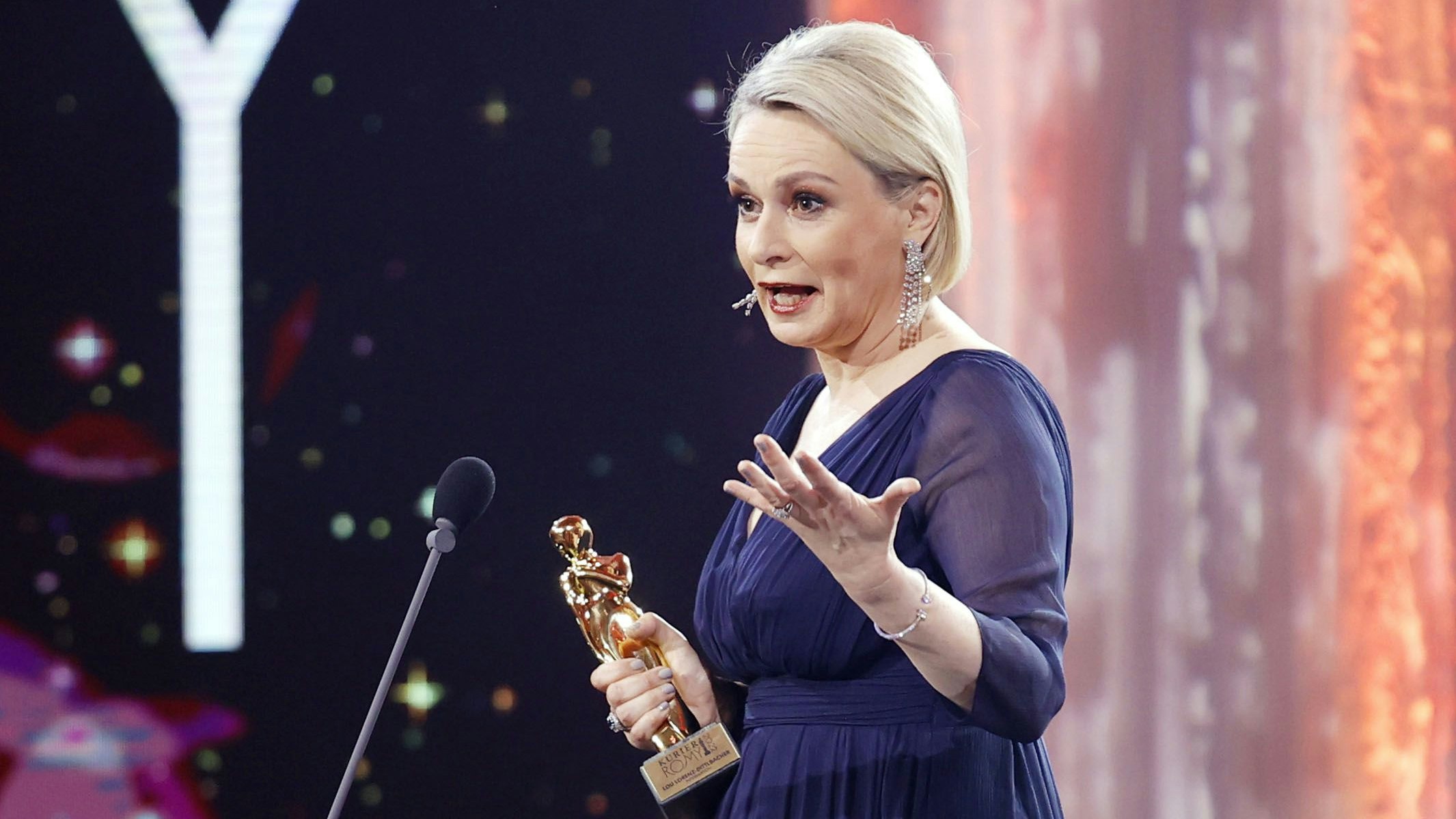 Lou Lorenz-Dittlbacher brachte das Publikum zum Lachen. 