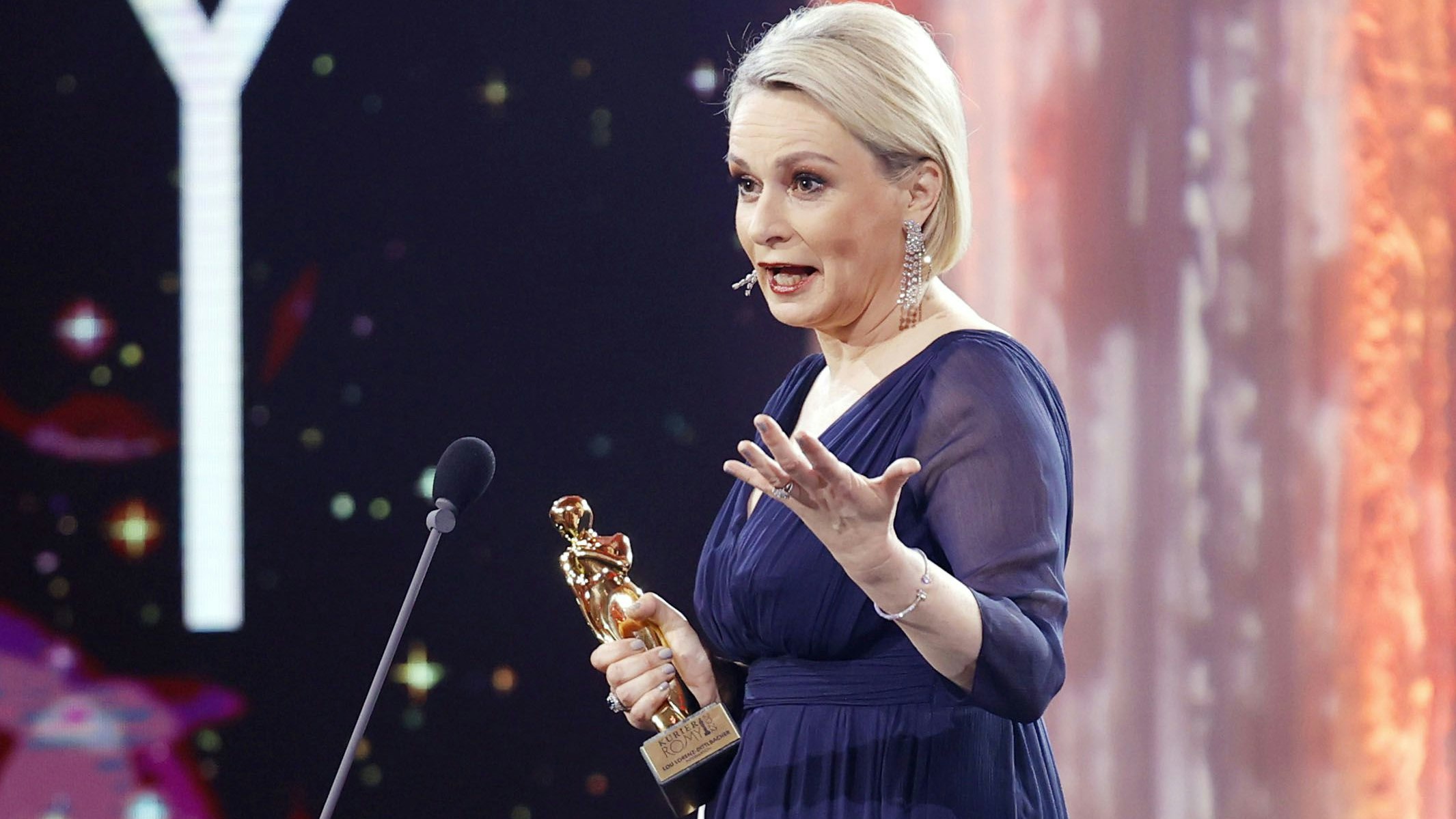 Lou Lorenz-Dittlbacher brachte das Publikum zum Lachen. 