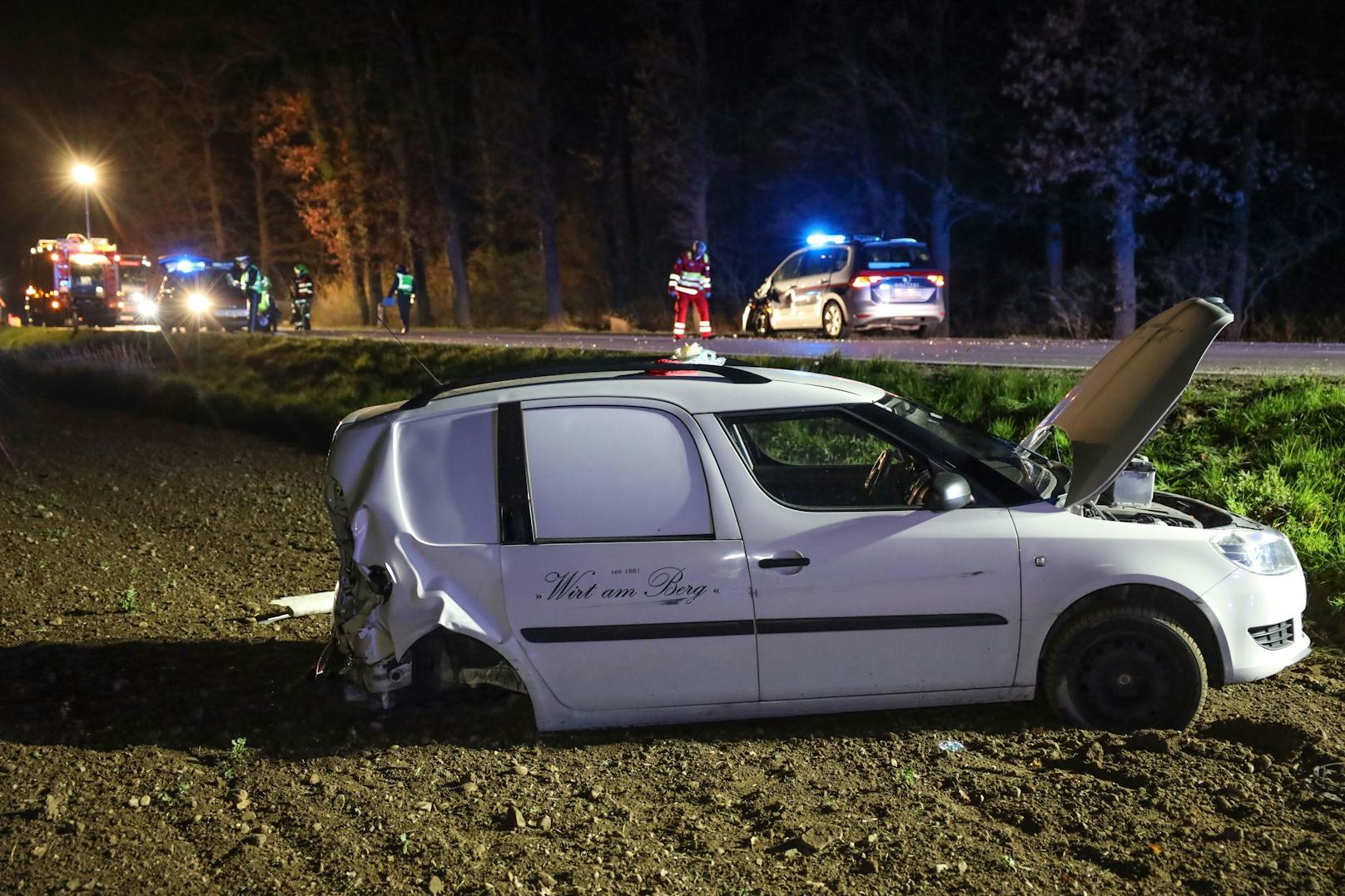 ... auf Höhe der Ortschaft Schmidhub ein Verkehrsunfall mit Personenschaden.