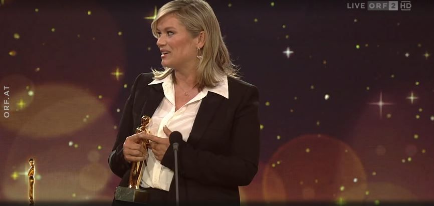 Milborn wurde bei ihrer Rede "unterbrochen". 