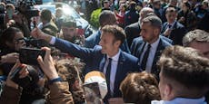 Macron laut ersten Hochrechnungen deutlicher Wahlsieger