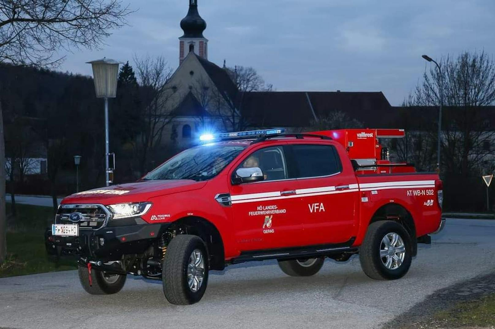 Erstes "Waldbrand-Fahrzeug" im Bezirk Horn in Betrieb