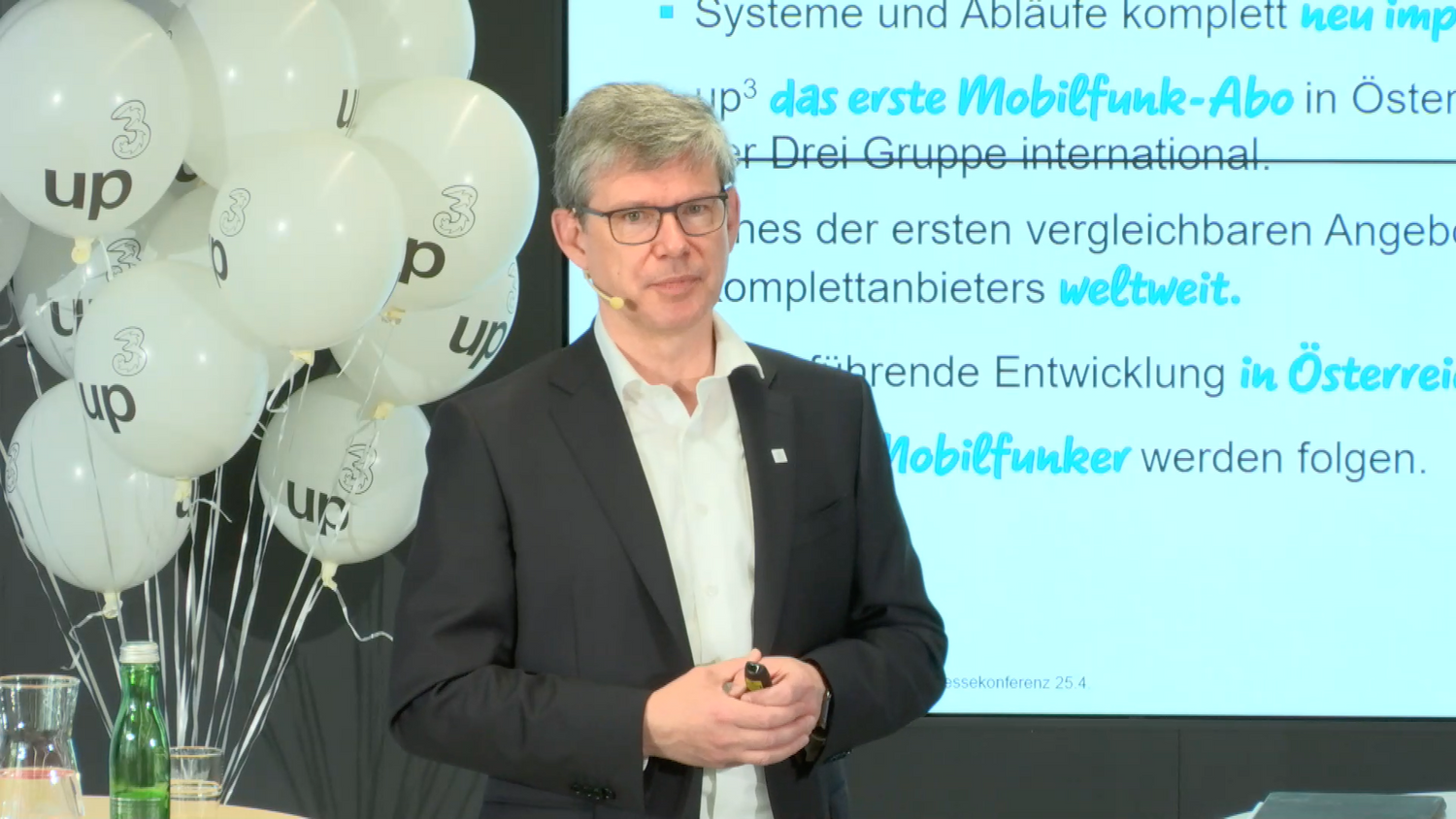 Drei-Chef Rudolf Schrefl